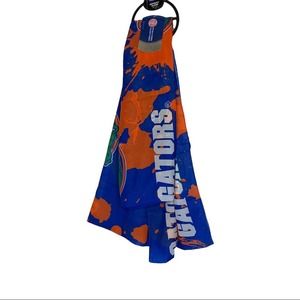 Florida Gators Logo Blue & Orange Infinity Scarf 70” x 25” NCAA Silky NEW